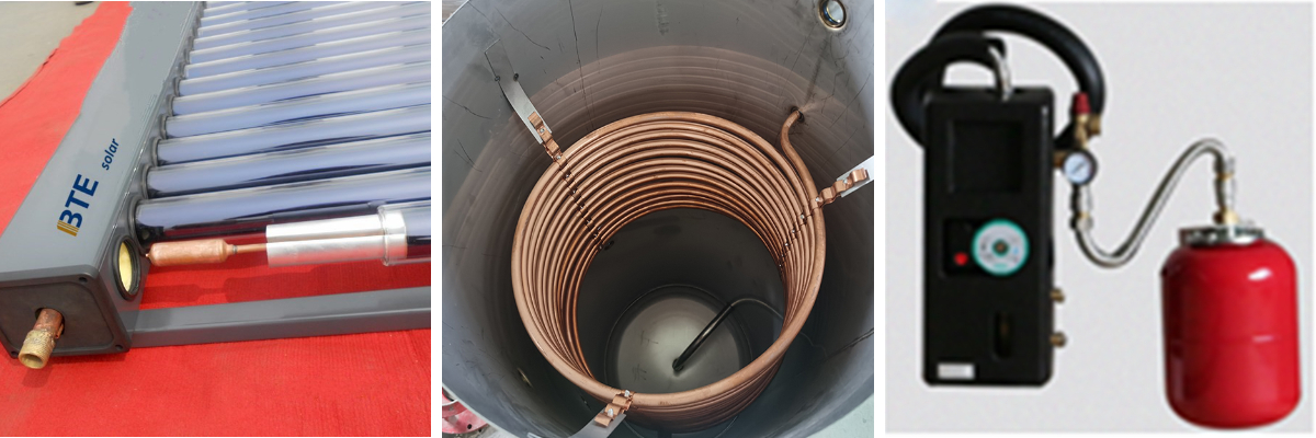 分割型太陽熱温水システムキット 分割型太陽熱温水システムキット