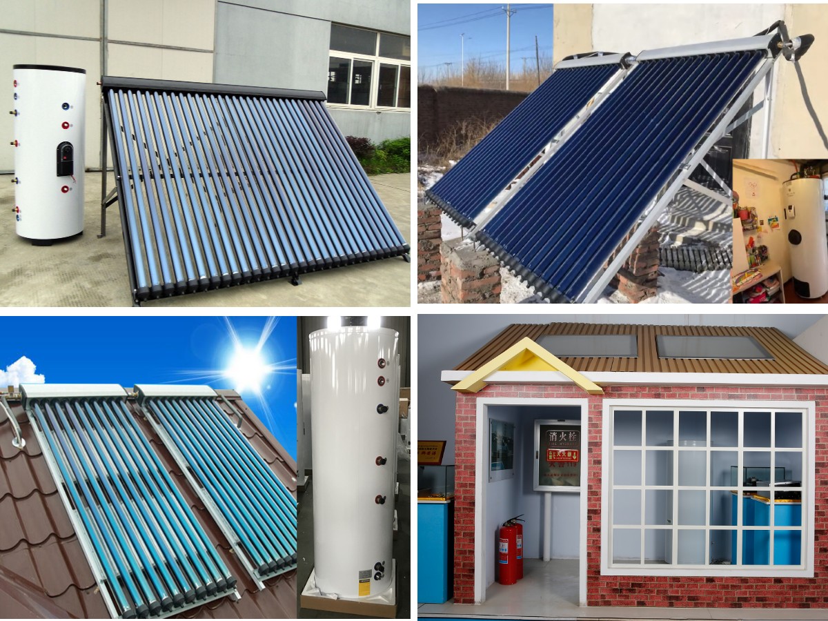 分割型太陽熱温水システムキット 分割型太陽熱温水システムキット