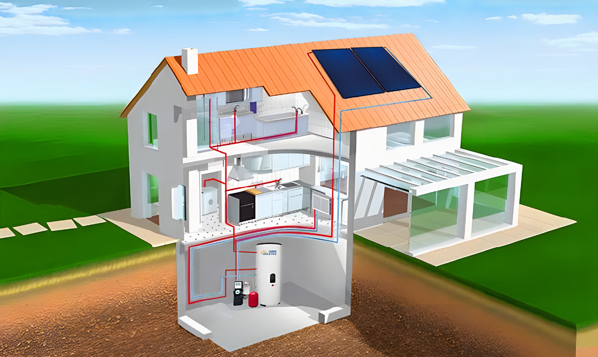Flat Plate Split Solar Water Heater Flat Plate Split Solar Water Heater